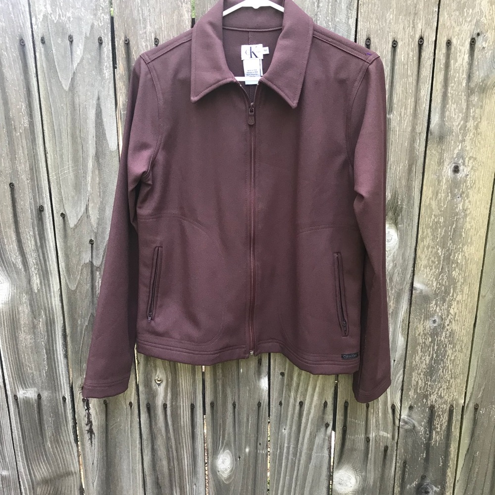 Calvin Klein Jeans Burgundy Jacket